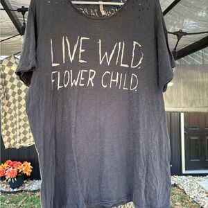 Magnolia Pearl Live Wild Tee - Dark Gray